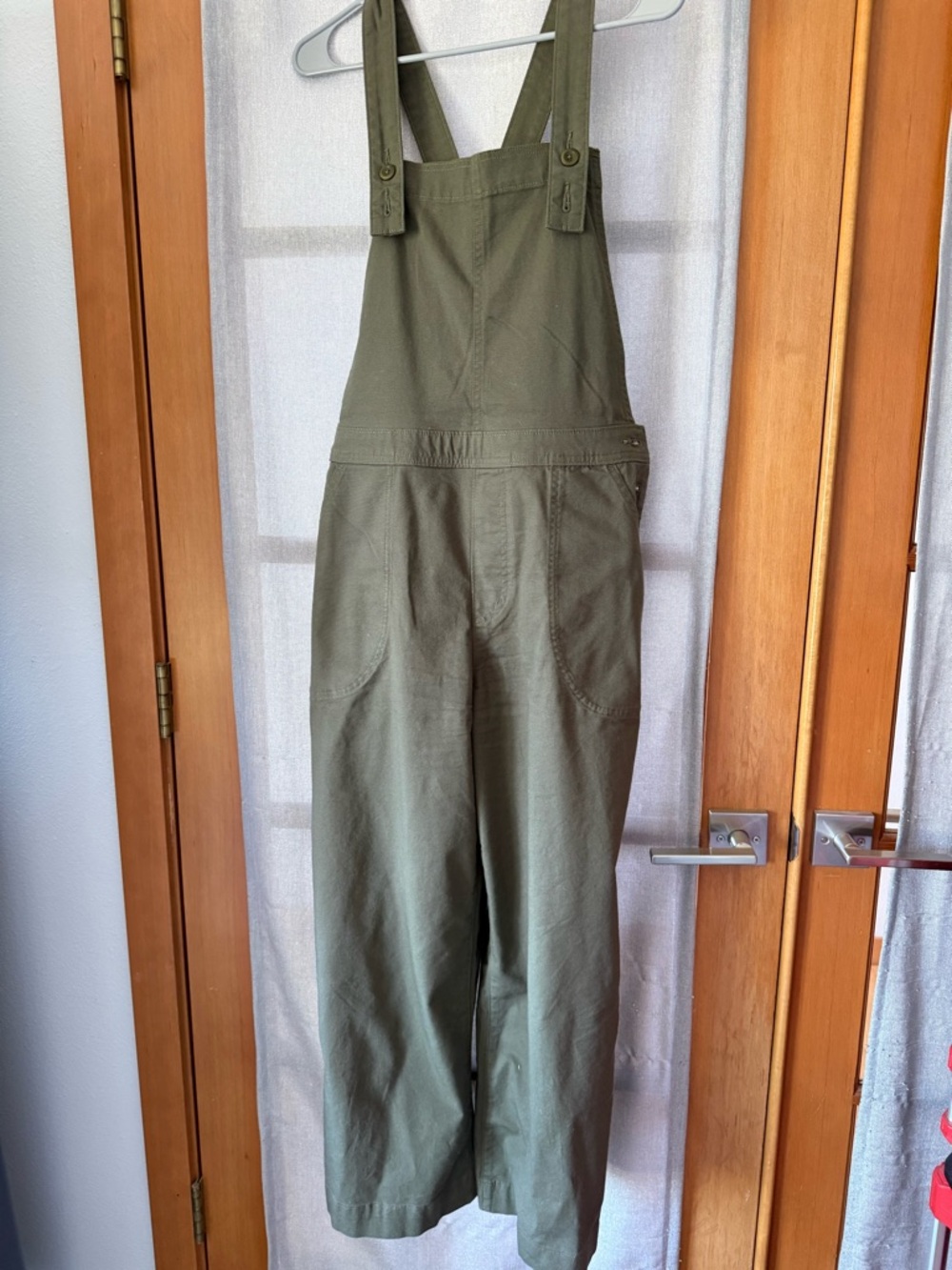 Patagonia organic cotton wide leg overalls